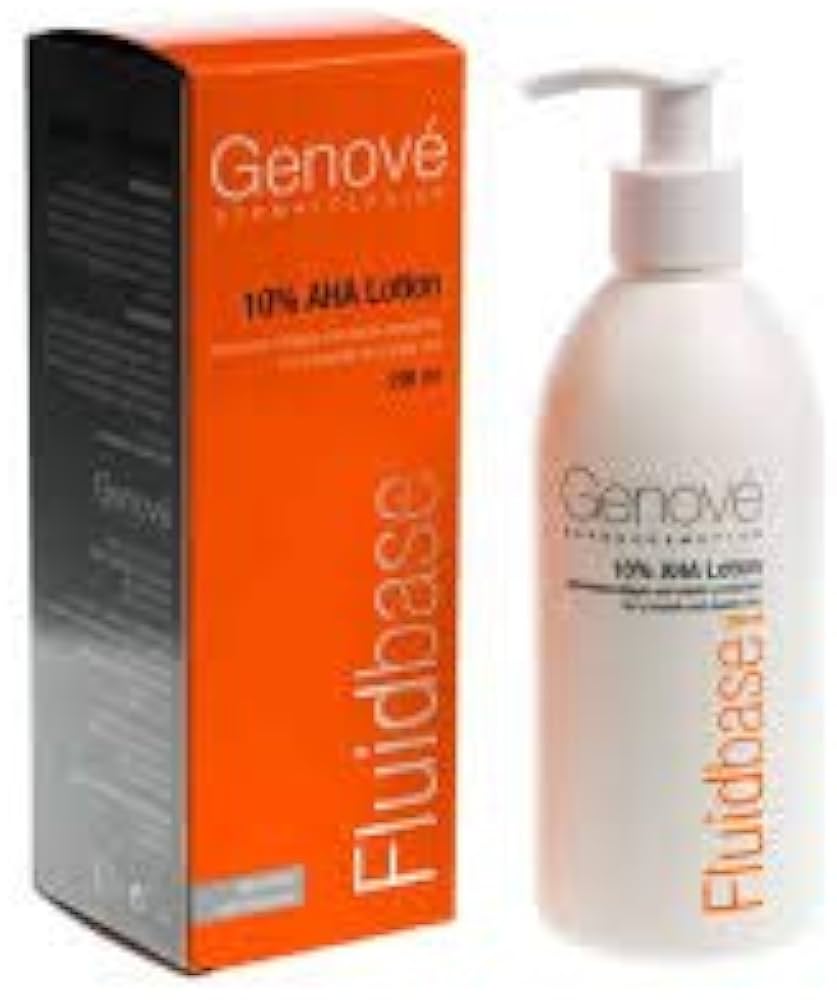 Amazon.com : GENOVÉ Fluidbase Lotion 10% AHA 250ml - Moisturizes